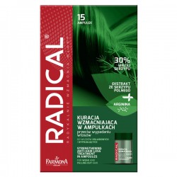 RADICAL Kuracja wzmacniająca w ampułkach przeciw wypadaniu włosów 1 op./ 15 amp.