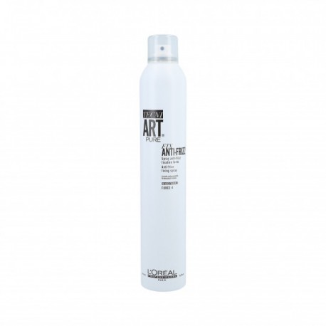 Loreal Tecni.Art PURE Fix Anti-Frizz BEZZAPACHOWY Spray mocno utrwalający 400 ml