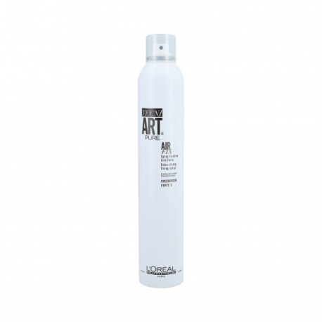 Loreal Tecni.Art  PURE Air Fix BEZZAPACHOWY bardzo mocno utrwalający spray do włosów 400 ml