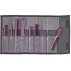 JAGUAR A-LINE IONIC  COMB SET Zestaw grzebieni w etui 9 szt.