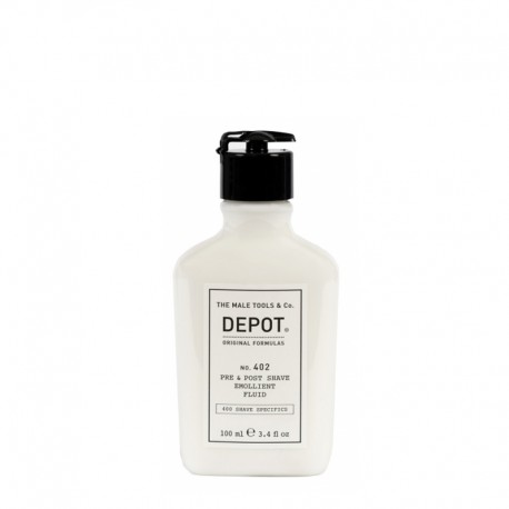 Depot No. 402 Pre&Post Shave Emolient Fluid Fluid przed i po  goleniu zmiękczający zarost 100 ml