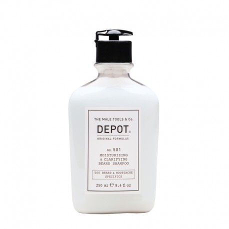 Depot No. 501 Moisturizing & Clarifying Beard Shampoo Oczyszczający i nawilżający szampon do brody 250 ml