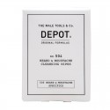 Depot No. 504 Beard & Mustache Cleansing Wipes Chusteczki do wąsów i brody 12 szt.