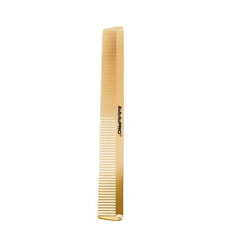 BABYLISS PRO Grzebień metalowy BABM3842E - złoty