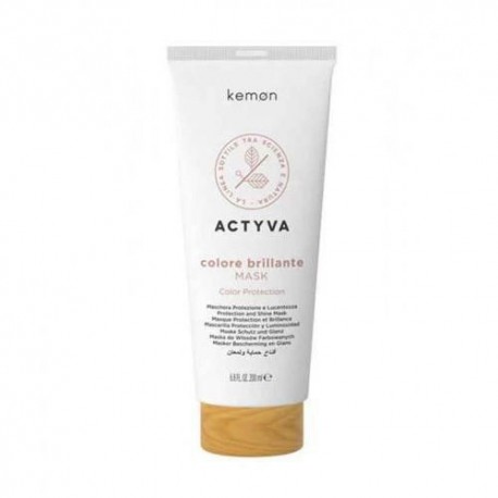 KEMON Actyva Color Brillante Maska do włosów farbowanych 200 ml