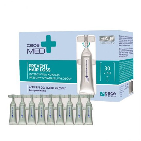 Ce-Ce Med Kuracja w ampułkach przeciw wypadaniu włosów, 30x7 ml
