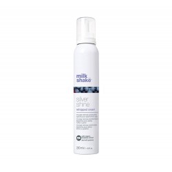 Milk Shake Silver Shine Whipped Cream Kremowa odżywka w piance do włosów siwych i blond 200 ml