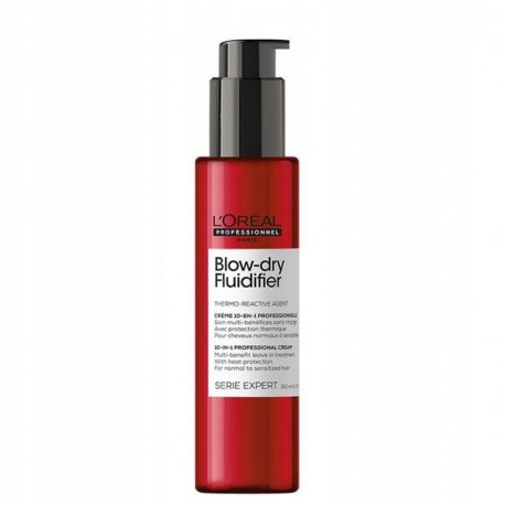 Loreal Blow-dry Fluidifier 10 in 1 Thermo Krem 10 w 1 z ochroną termiczną 150 ml