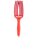 Olivia Garden Finger Brush -  Medium -  NEON ORANGE