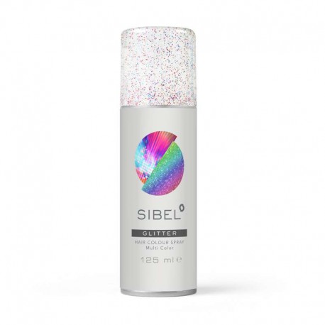 Sibel Glitter Spray Silver Koloryzujący spray do włosów SREBRNY 125 ml